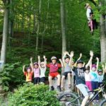 Kinder bei der Mountain Bike Tour