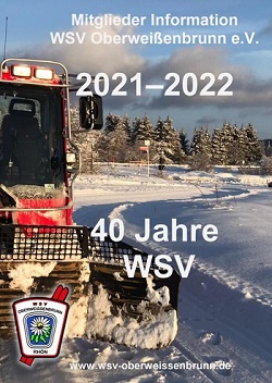 WSV Oberweißenbrunn Programmheft für die Saison 2021/2022