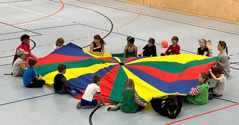 Kindertraining in der Faschingswoche