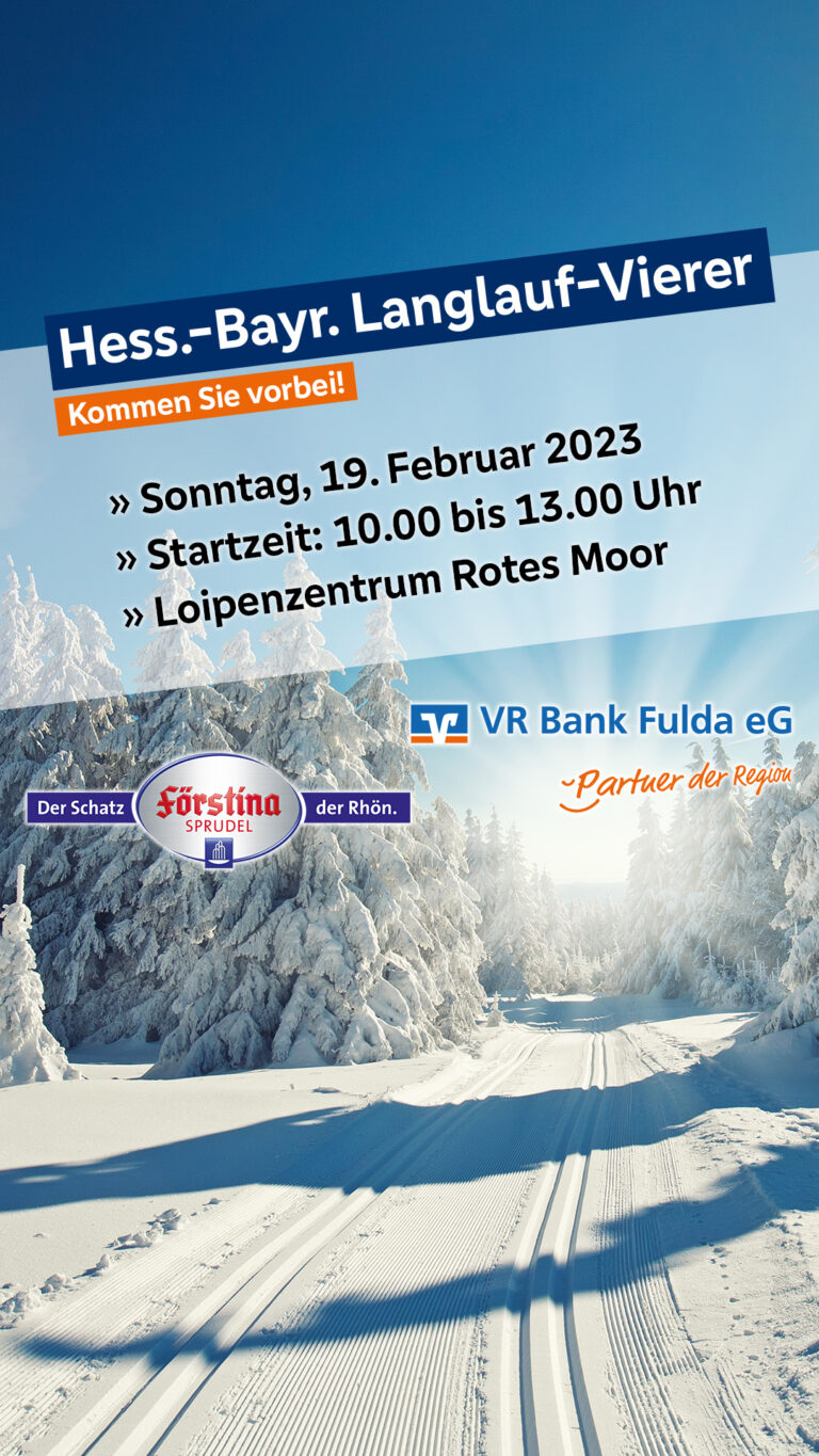 Hess.-Bayr. Langlauf-Vierer am 19. Februar 2023 findet nicht statt