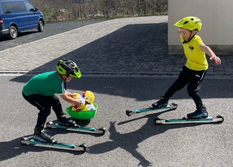 Skiroller Training hat begonnen