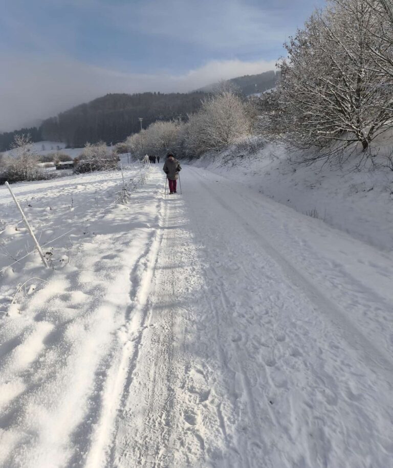 Dorfrunde 2025 bei winterlichen Bedingungen