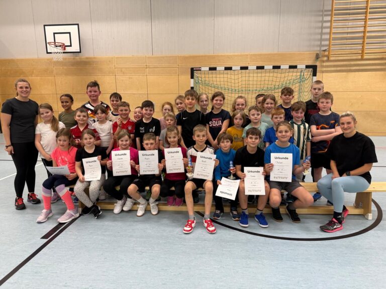 Hallentraining der Kinder 2025/26 geht zu Ende