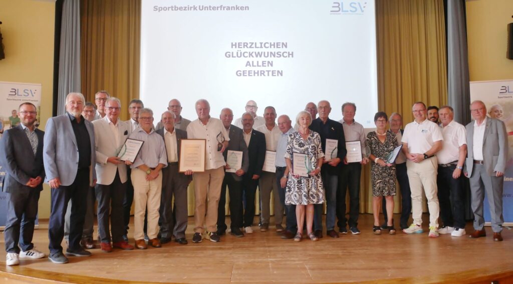 Foto: BLSV, Ehrung des BLSV in Gemünden