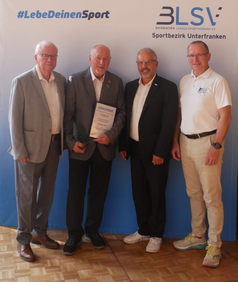 Michael Geck Preisträger des BLSV Sportkreises Rhön-Grabfeld