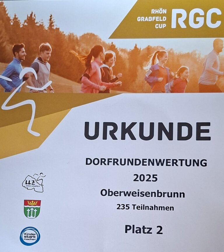 Dorfrundentag 2025 – erneut Platz 2